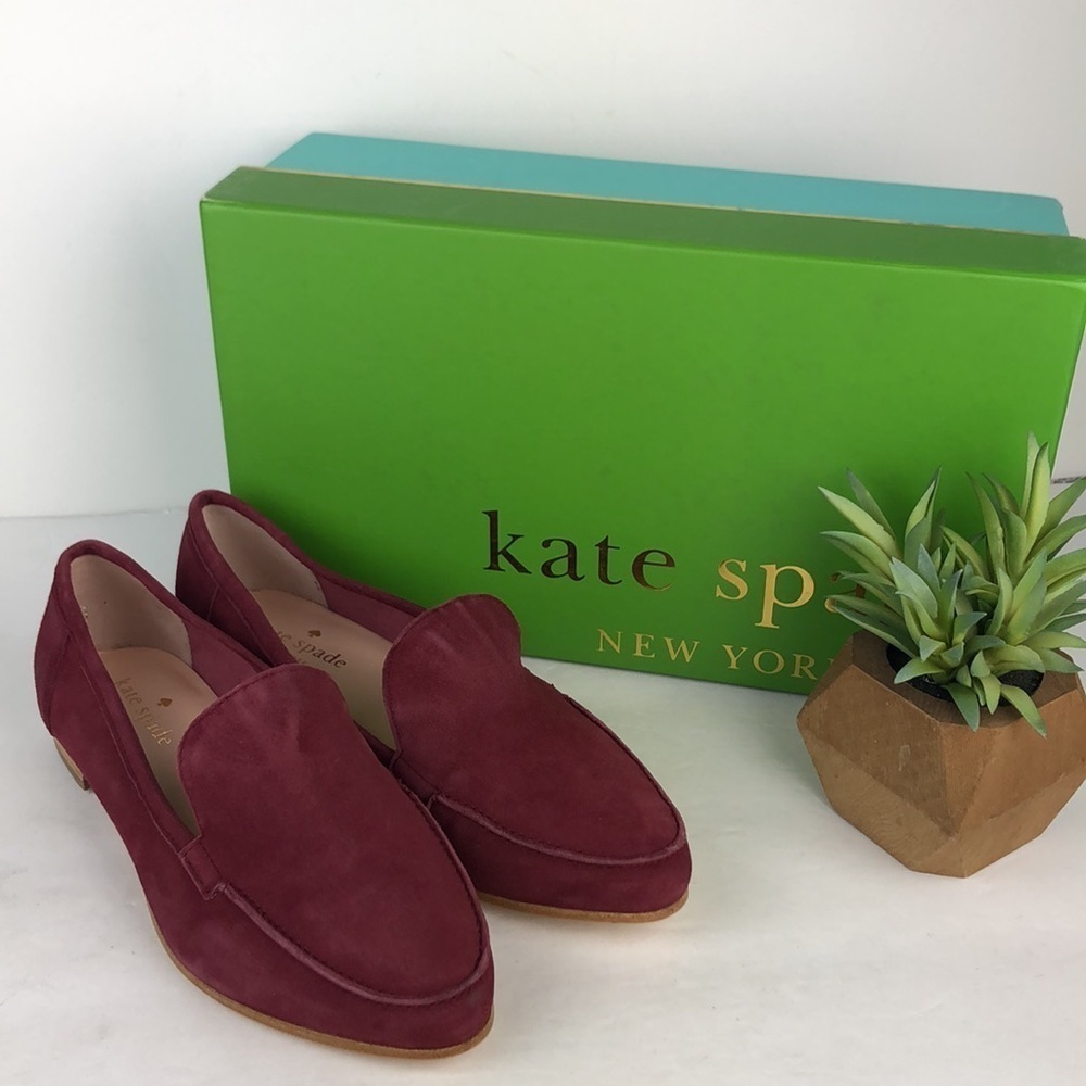 Kate Spade Carima Suede Point Toe Loafer Flats 6